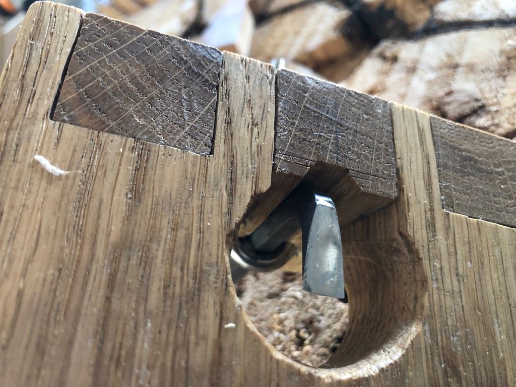 Guimbarde à fond - outil de travail du bois. : : Bricolage